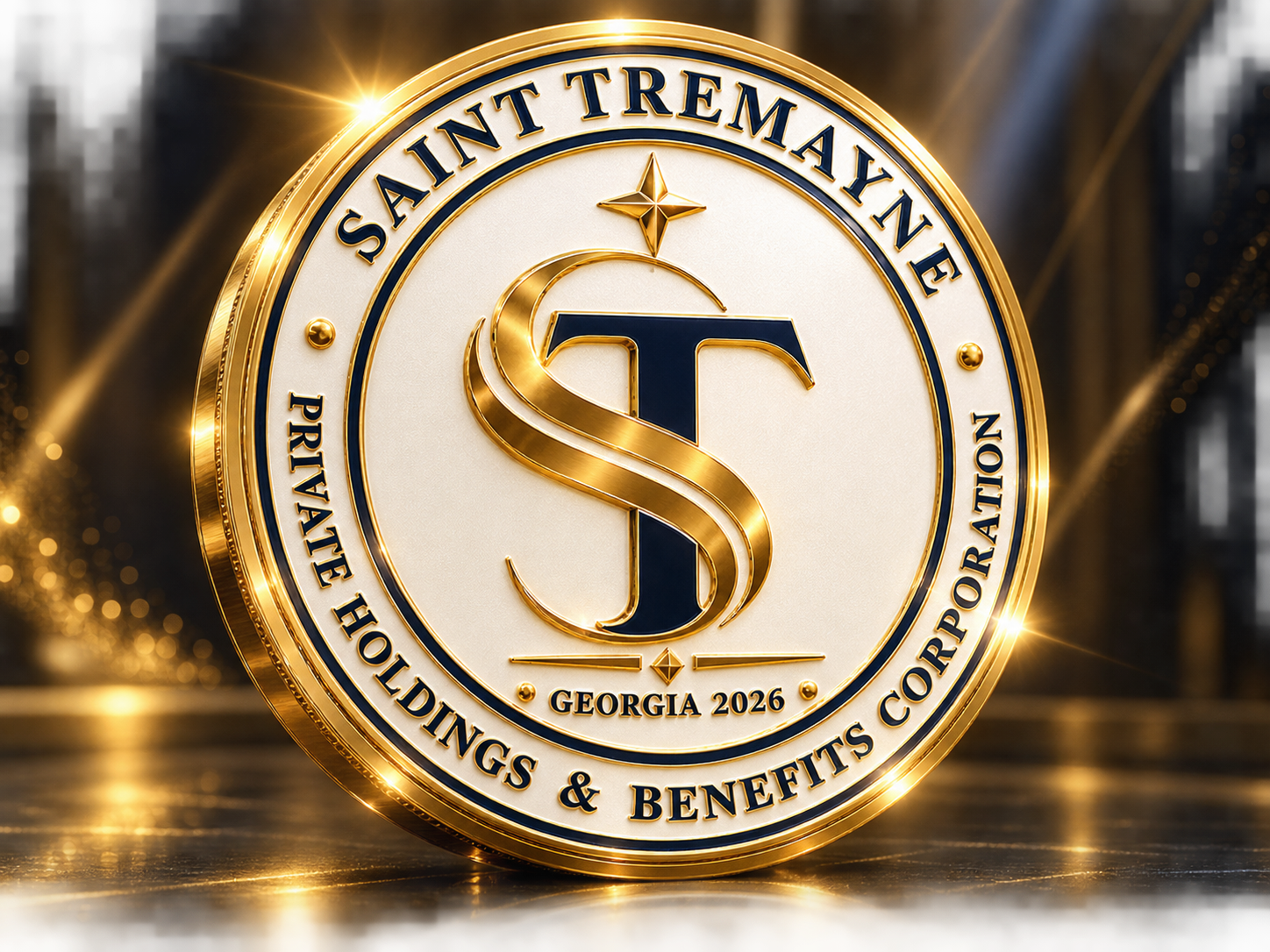 Saint Tremayne Private Holdings & Benefits Corporation coin artwork